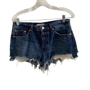 WE THE FREE FRAYED JEAN SHORT SHORTS SIZE 29